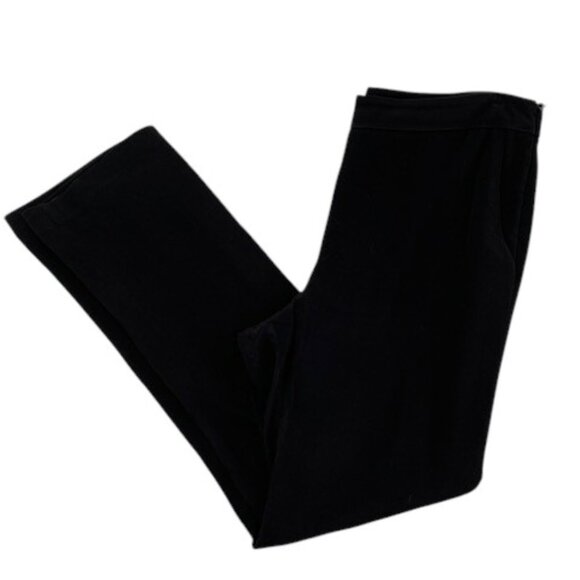 ALEXANDER WANG High Rise Black Crepe Trouser Pants Sz 8 - Picture 1 of 11